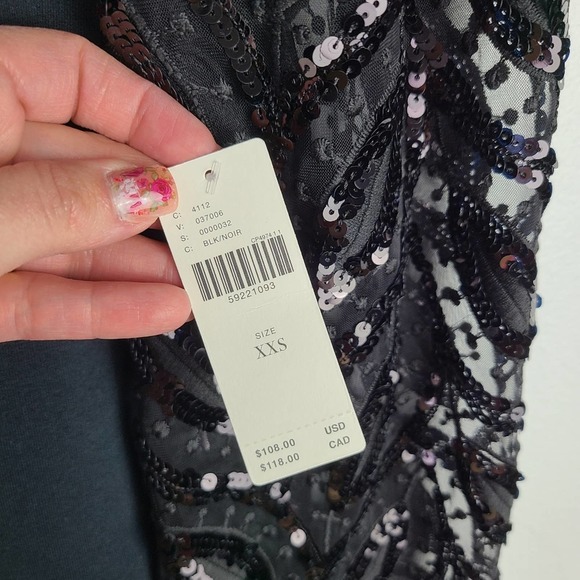 NWT | MAEVE | TASHA LACE SLEEVED SWEATSHIRT | SIZE XXS - Picture 7 of 14